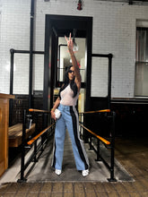 Load image into Gallery viewer, Mixed Denim Trackpants
