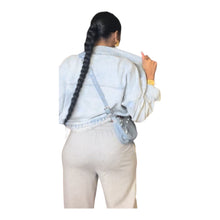 Load image into Gallery viewer, Cropped Jean Jacket

