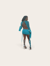Load image into Gallery viewer, Aqua Muse Dress
