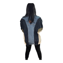 Load image into Gallery viewer, Denim Color Block Jacket
